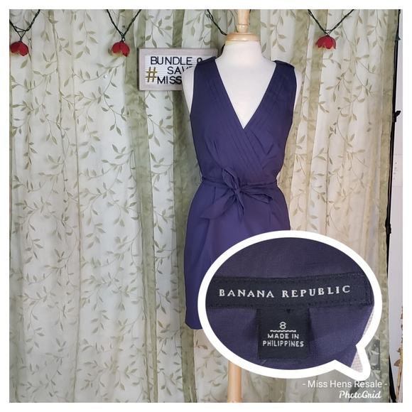 Banana Republic Dresses & Skirts - FLASH SALE***NEW BANANA REPUBLIC PLUNGE NECK DRESS